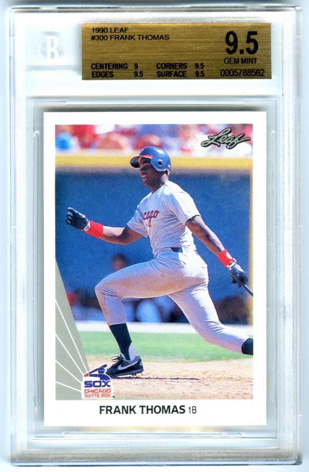 FRANK THOMAS~CHICAGO WHITE SOX 1990 Leaf