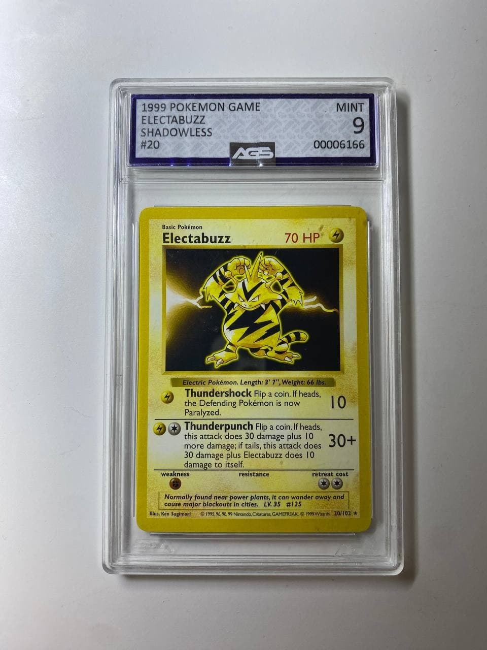 Pokemon Shadowless Electabuzz 1999 Unknown 1999 Unknown