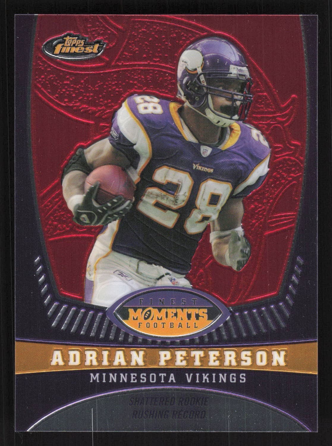 Adrian Peterson Moments 2008 Topps Finest 2008 Topps Finest