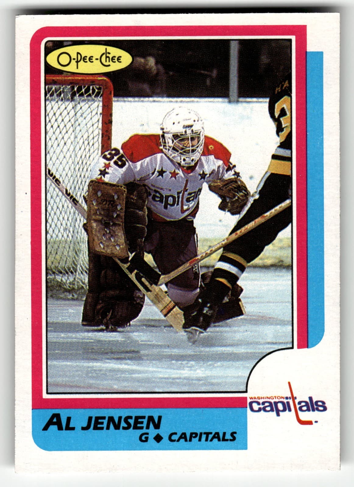 Al Jensen trading card