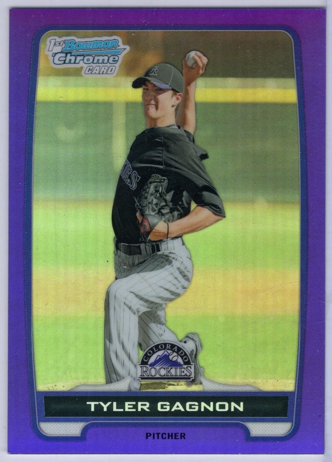Purple Tyler Gagnon 2012 Bowman Chrome