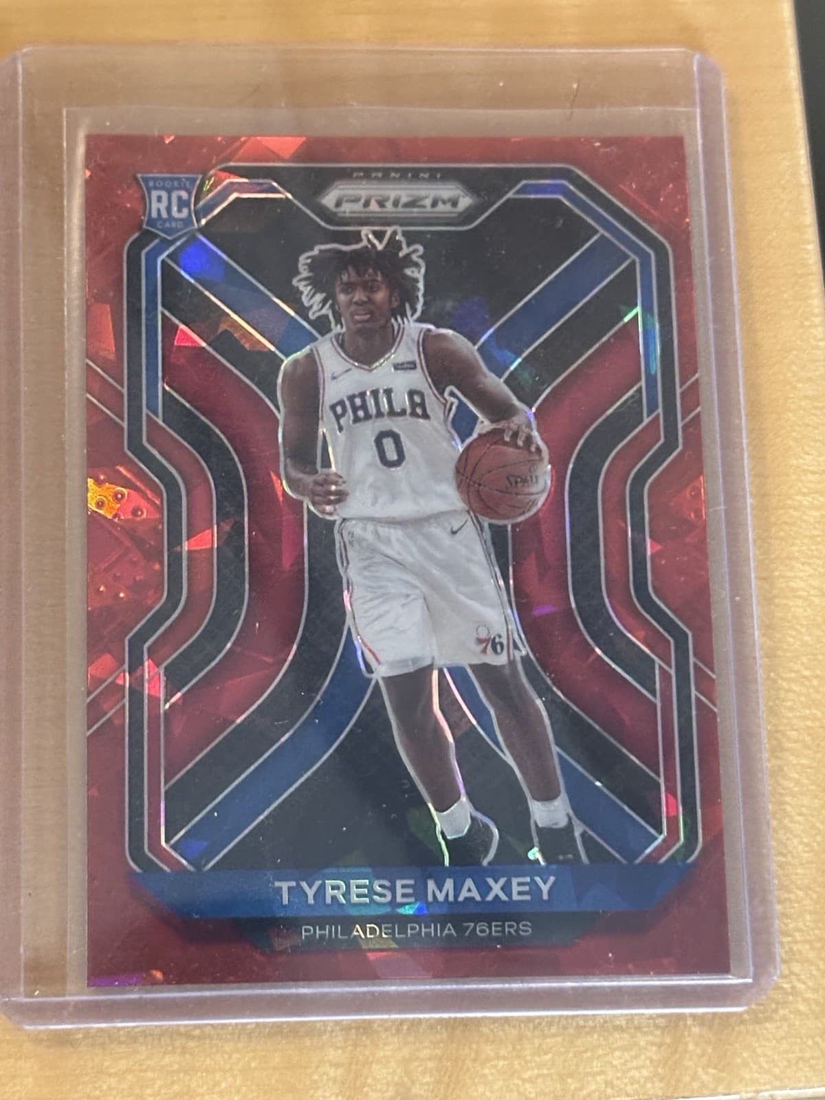 Tyrese Maxey Ruby 2020 Panini Prizm 2020 Panini Prizm wave
