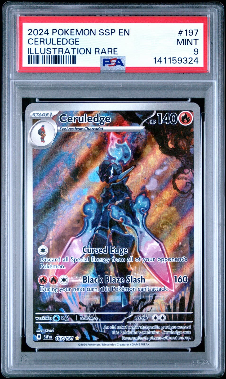 Ceruledge 2024 Scarlet Scarlet & Violet: Surging Sparks Illustration Rare