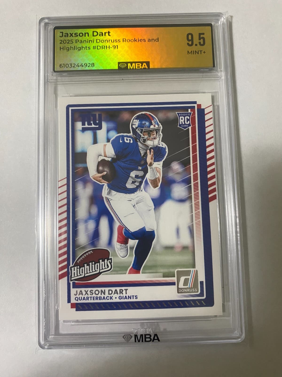 Jaxon Dart 2025 panini