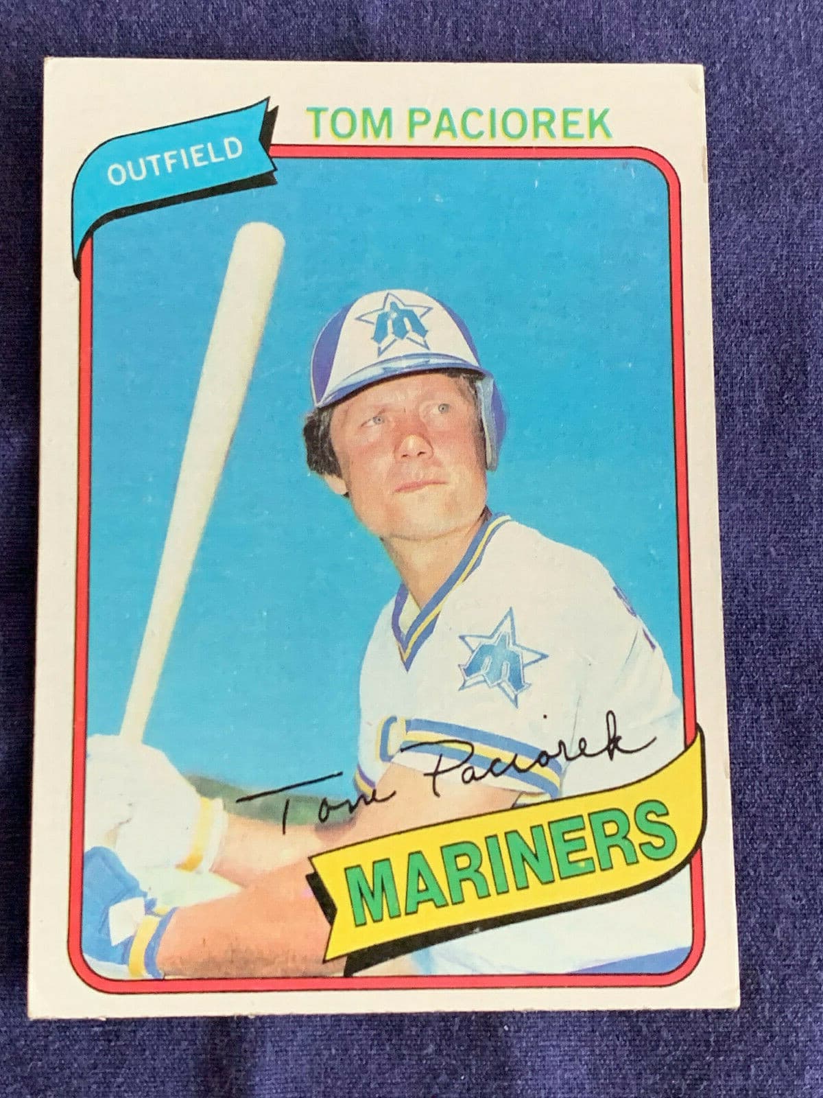 Baseball Tom Paciorek 1980 Topps