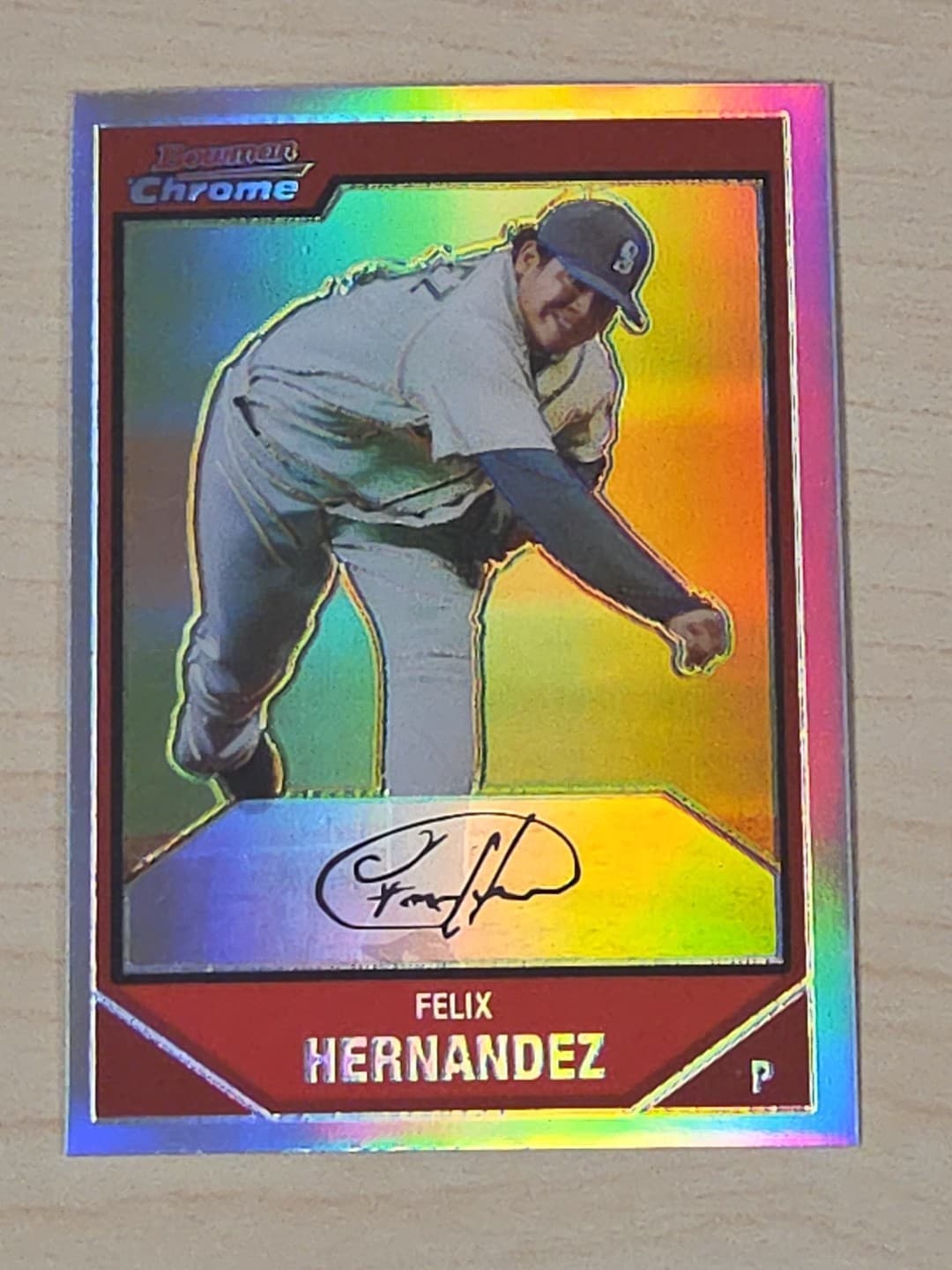 Seattle Mariners 2007 Bowman Chrome 2007 Bowman Chrome refractor