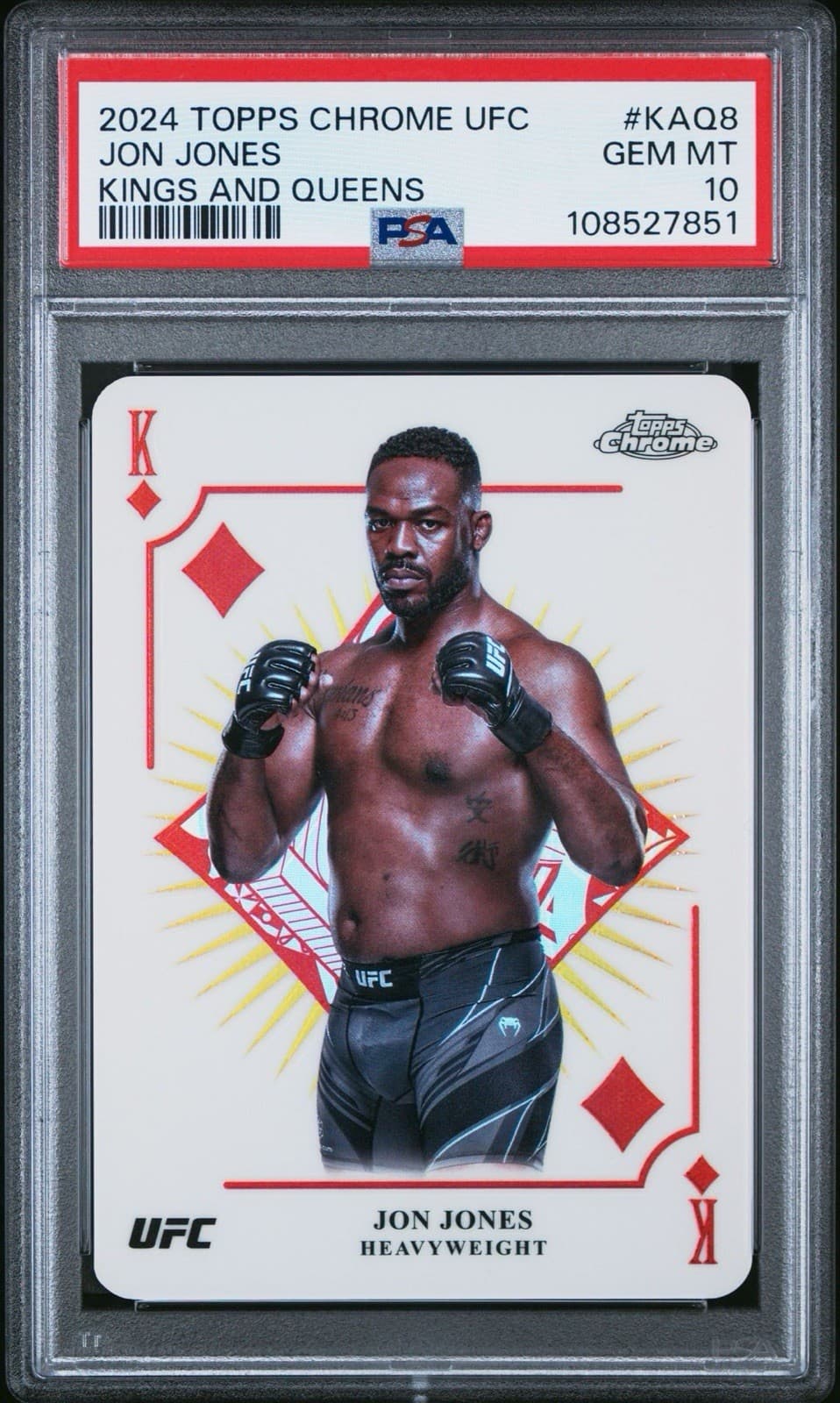Queens Jon Jones 2024 Topps Chrome 2024 Topps Chrome