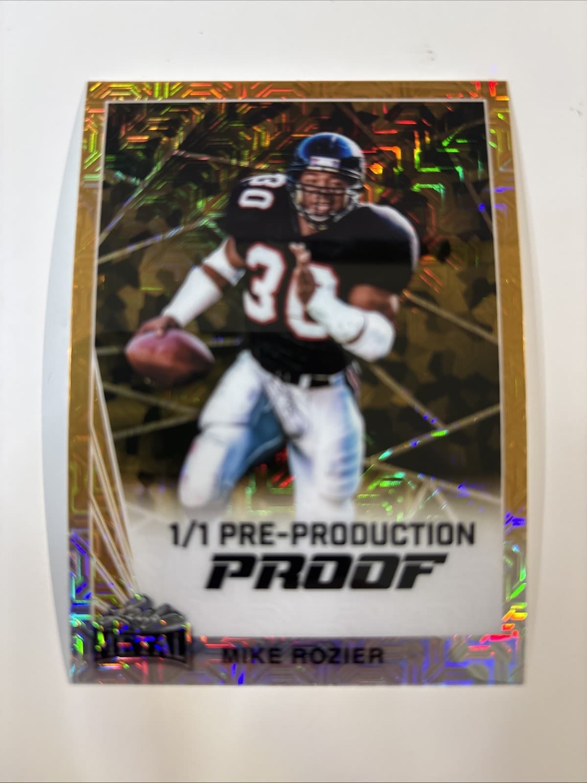 Metal Gold Football 2024 Leaf 2024 Leaf