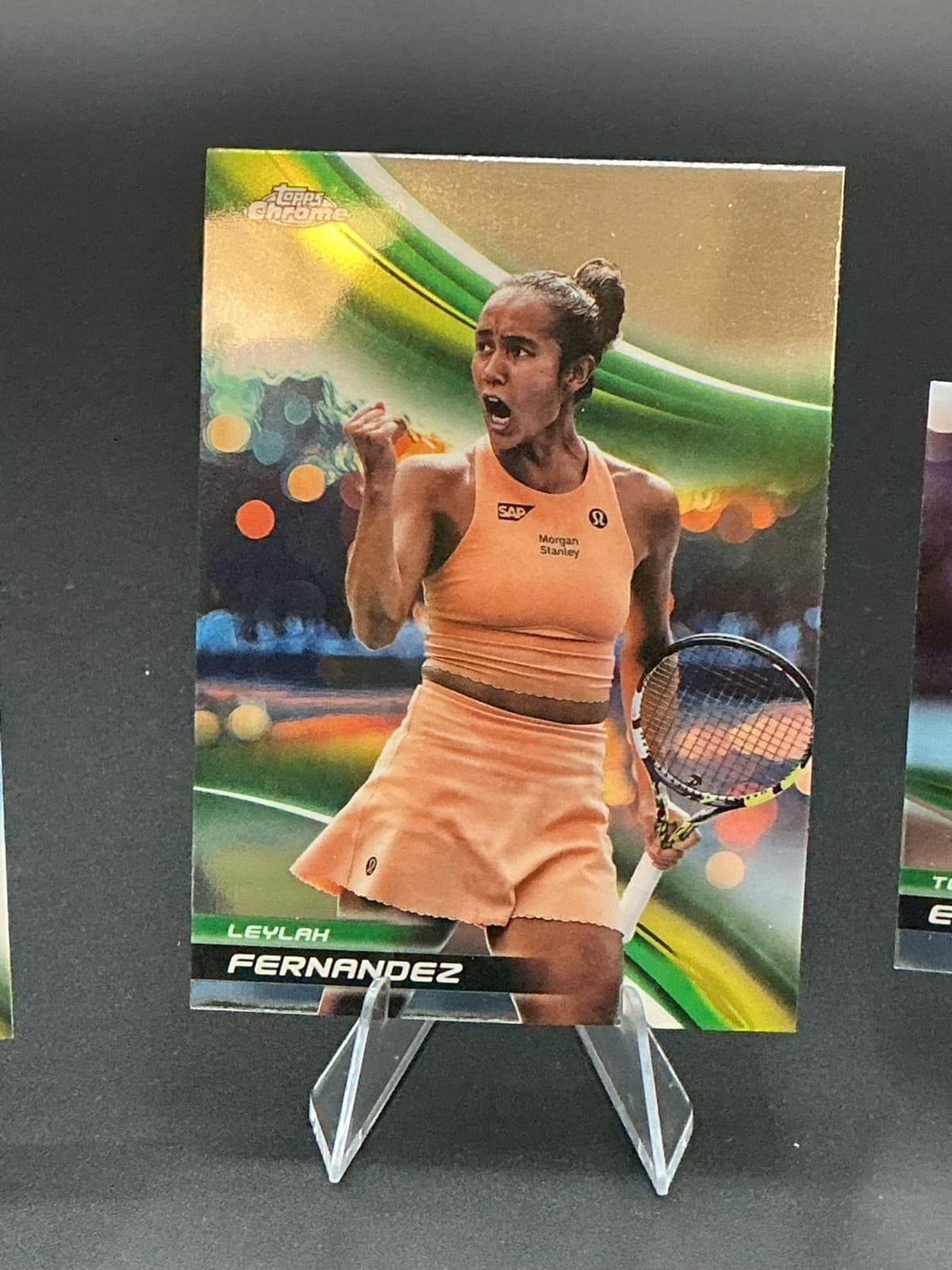 Leylah Fernandez trading card