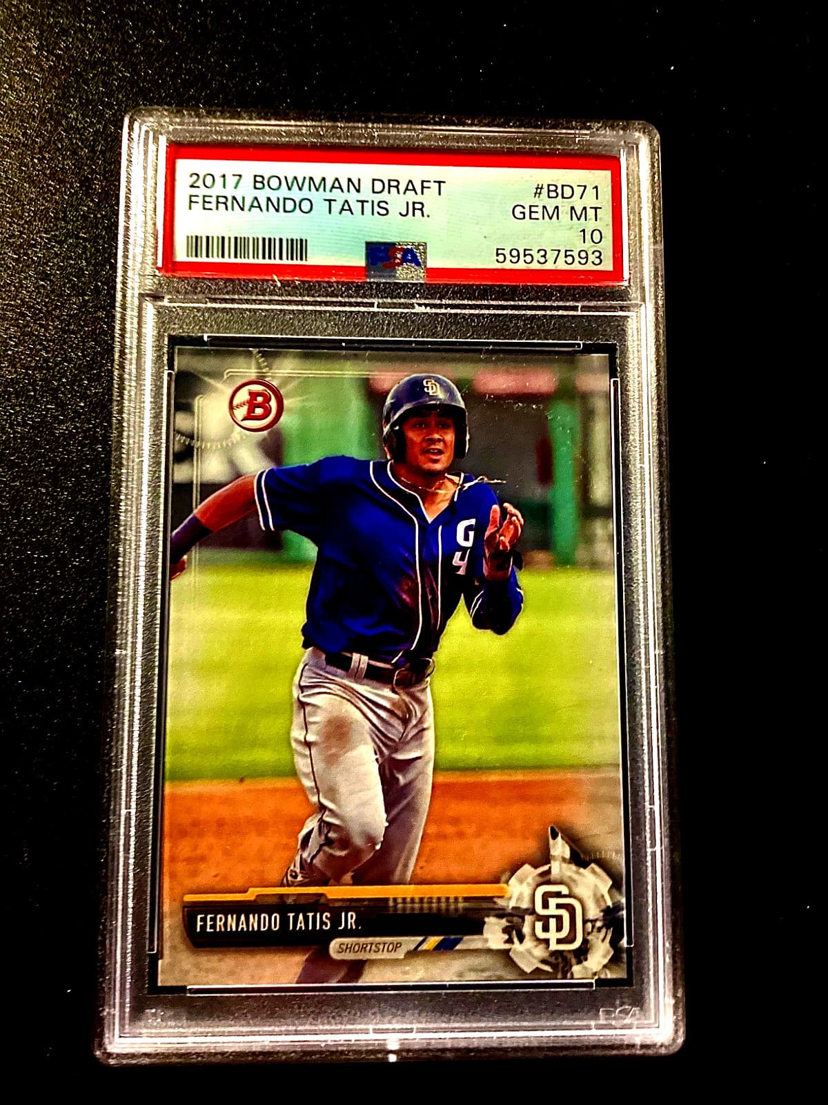 Fernando Tatis Jr 2017 Bowman Draft