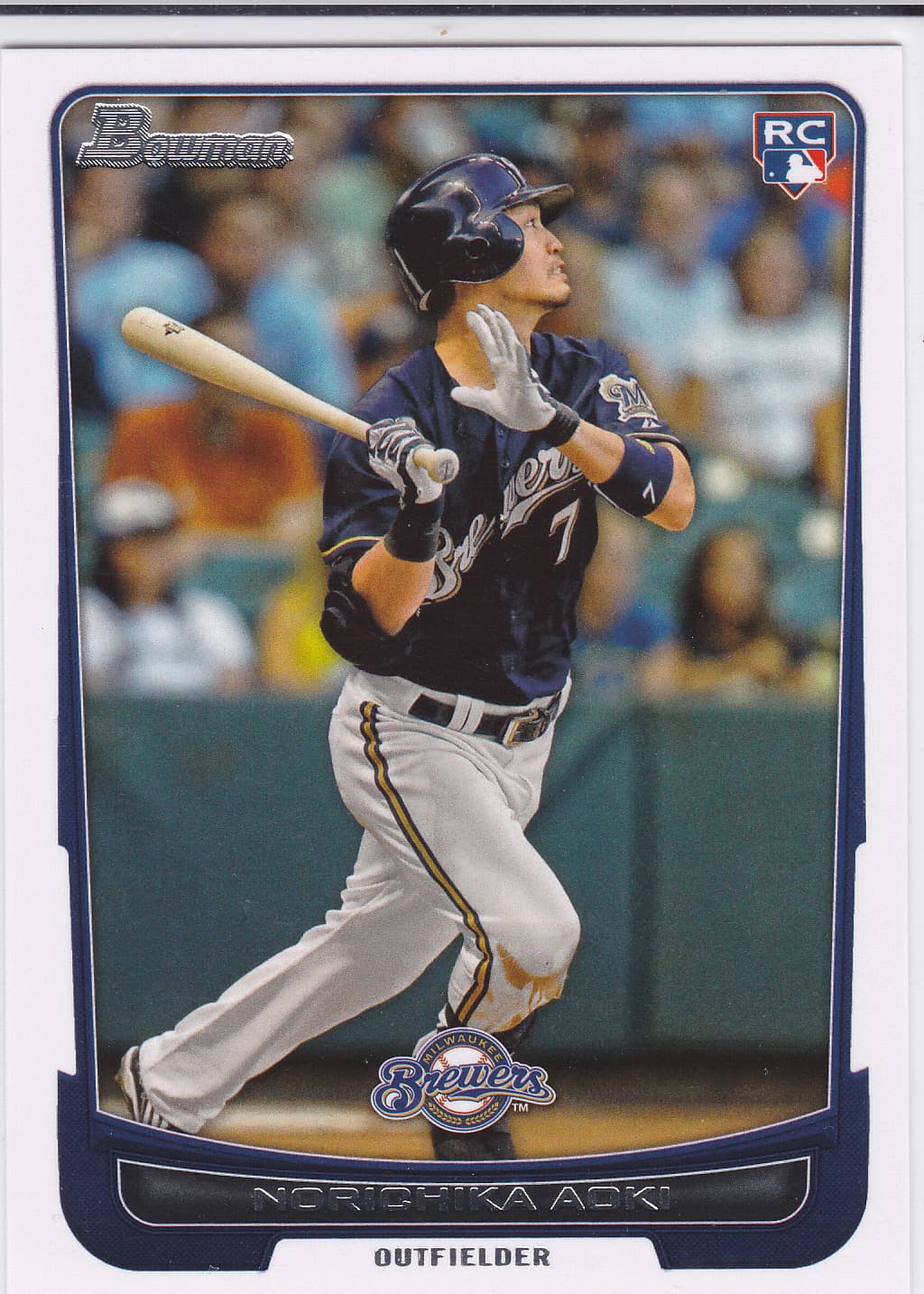Norichika Aoki Milwaukee 2012 Bowman Draft