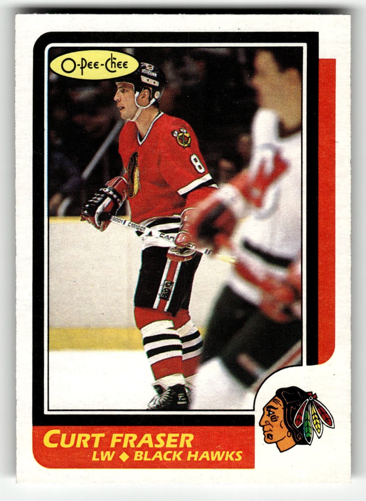 Curt Fraser trading card