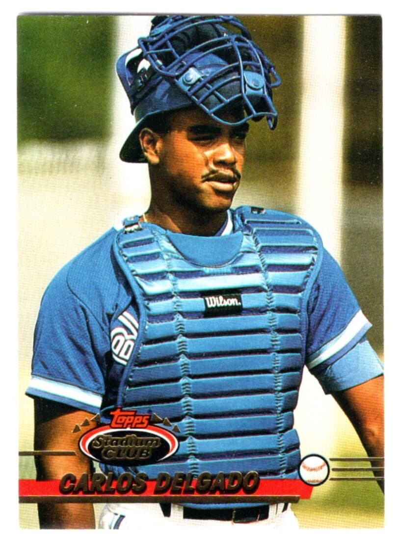 CARLOS DELGADO BLUE JAYS 1993 Topps Stadium Club 1993 Topps Stadium Club