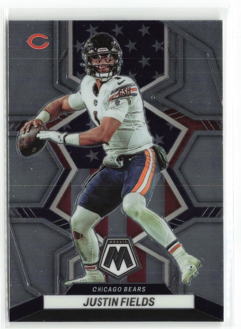 Justin Fields Chicago 2022 Panini Mosaic