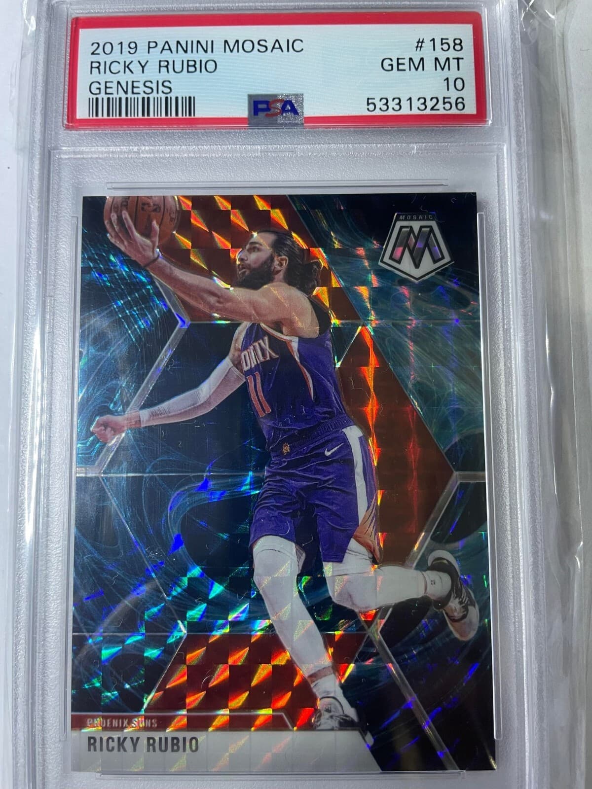 Ricky Rubio Genesis 2019 Panini Mosaic 2019 Panini Mosaic