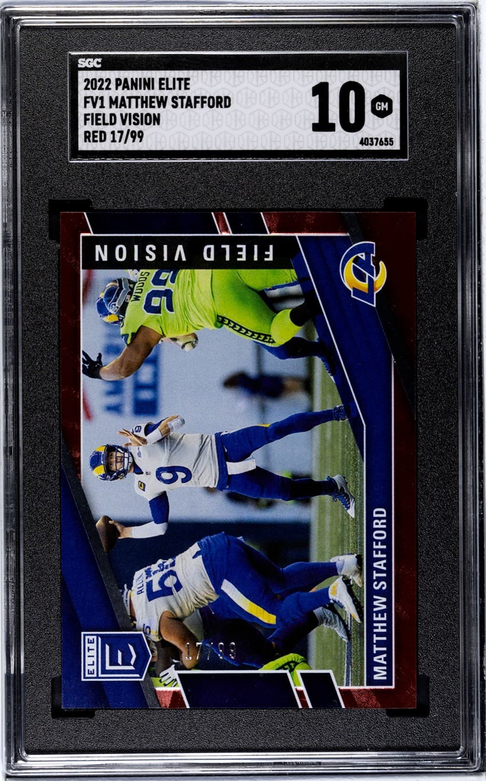 Matthew Stafford Elite 2022 Panini 2022 Panini red