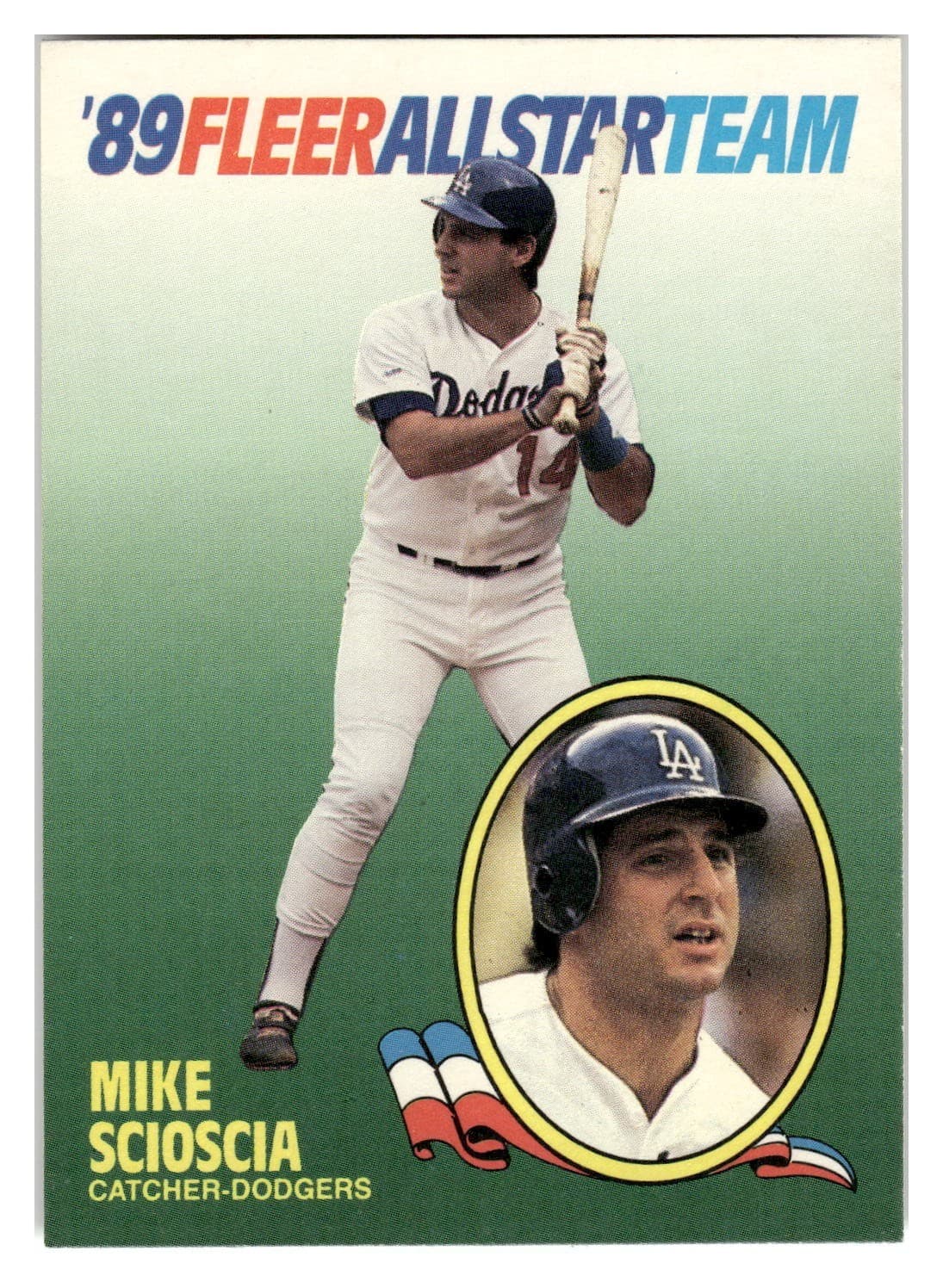Stars Mike Scioscia 1989 Fleer 1989 Fleer