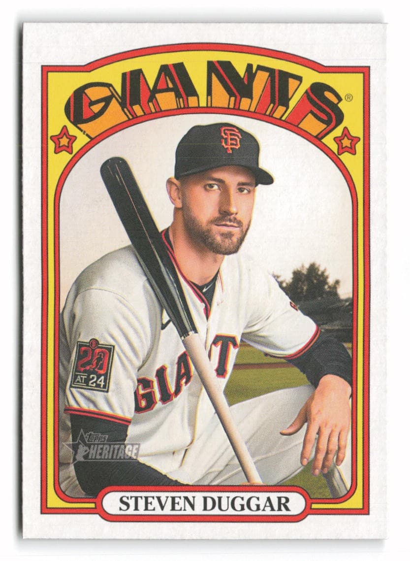 Steven Duggar San 2021 Topps Heritage 2021 Topps Heritage