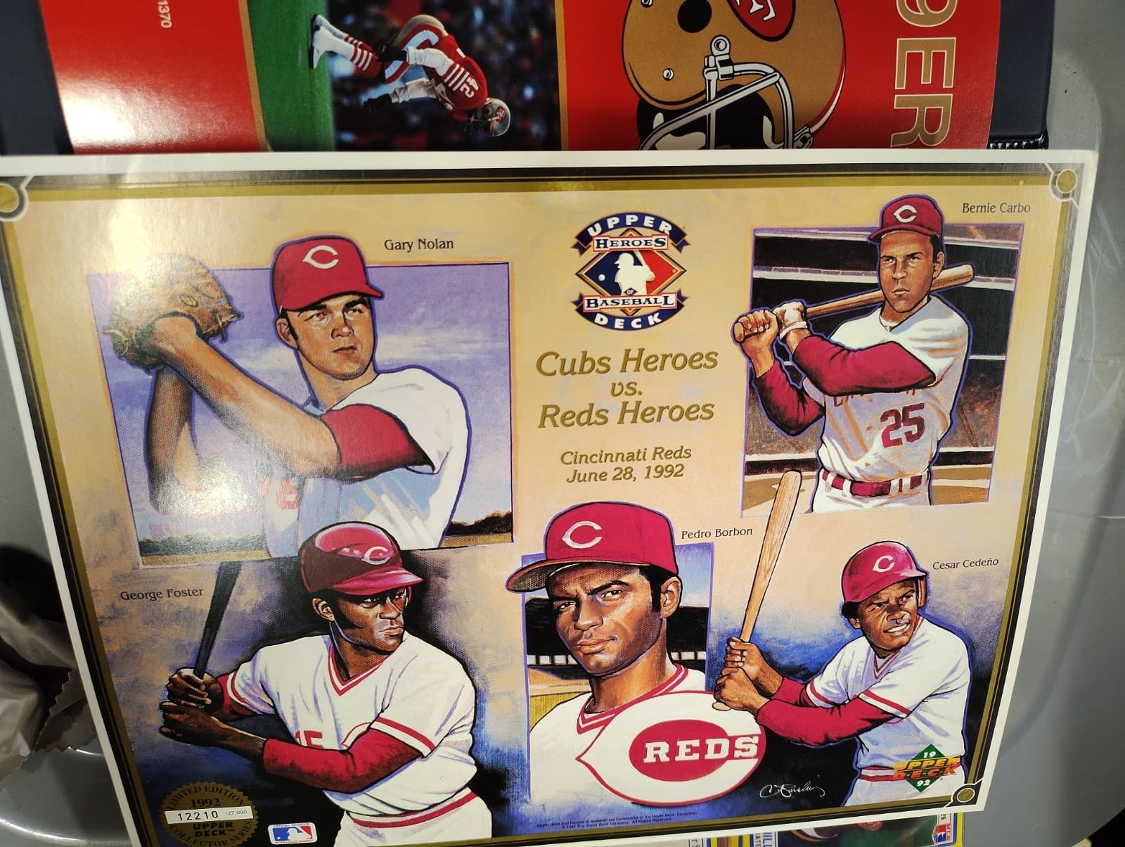 HEROES OF BASEBALL CINCINNATI 1992 Upper Deck 1992 Upper Deck