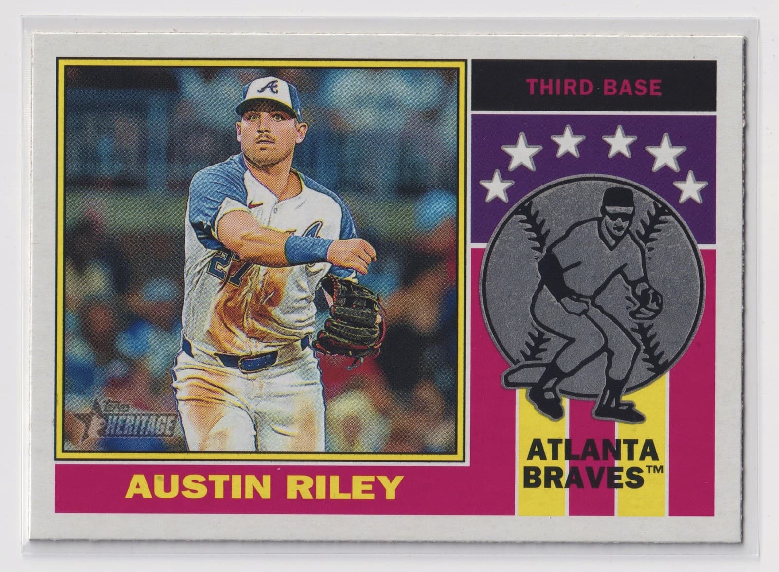 Austin Riley Player 1976 Topps Heritage