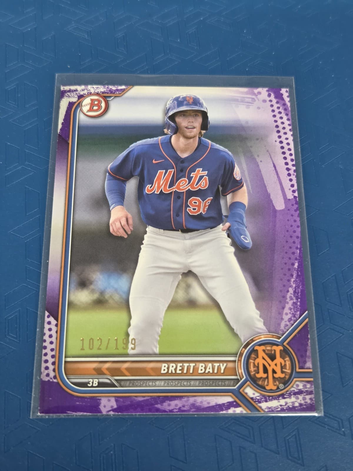 Prospects Purple Pattern 2022 Bowman