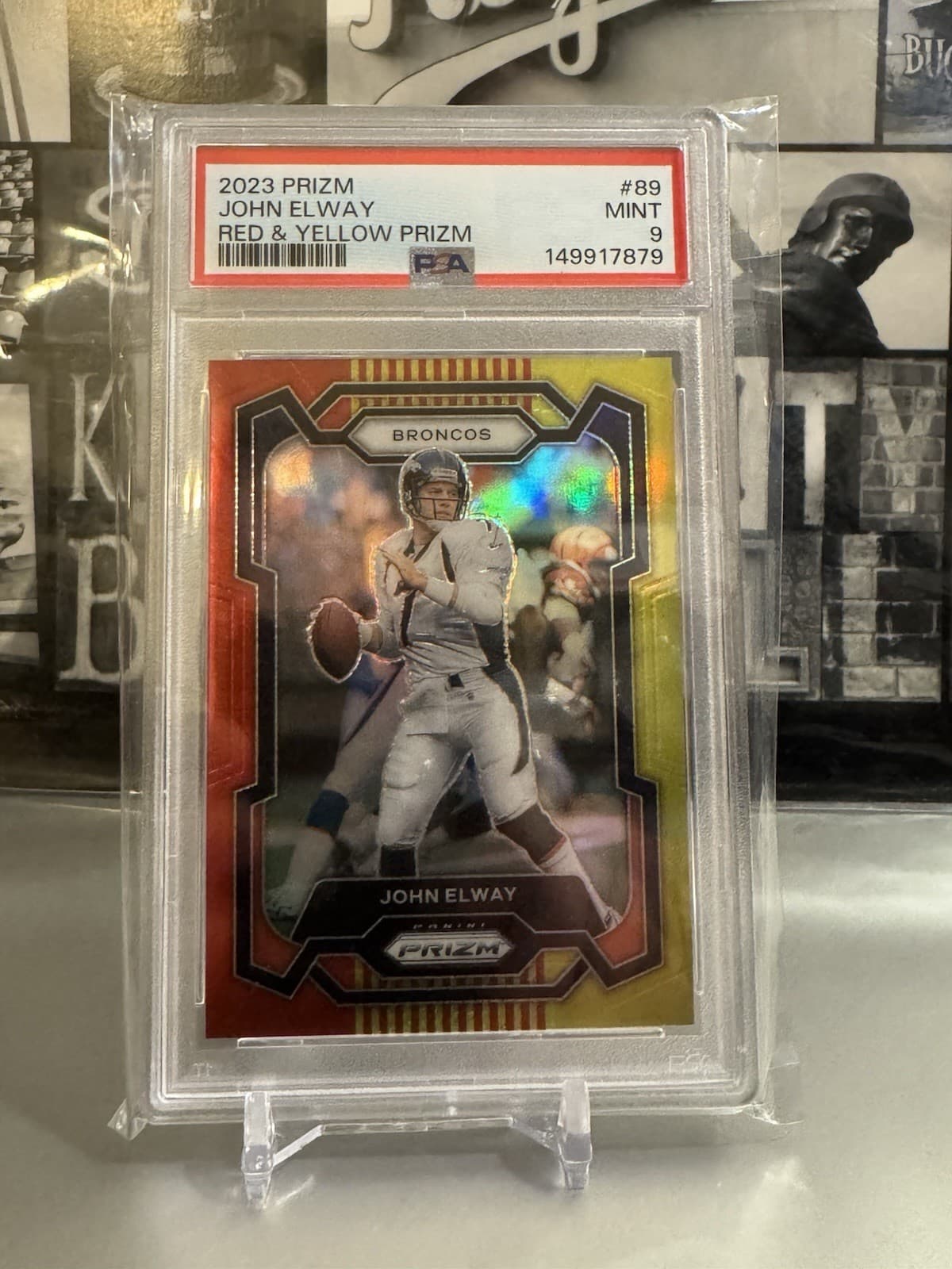 John Elway Red 2023 Panini Prizm 2023 Panini Prizm