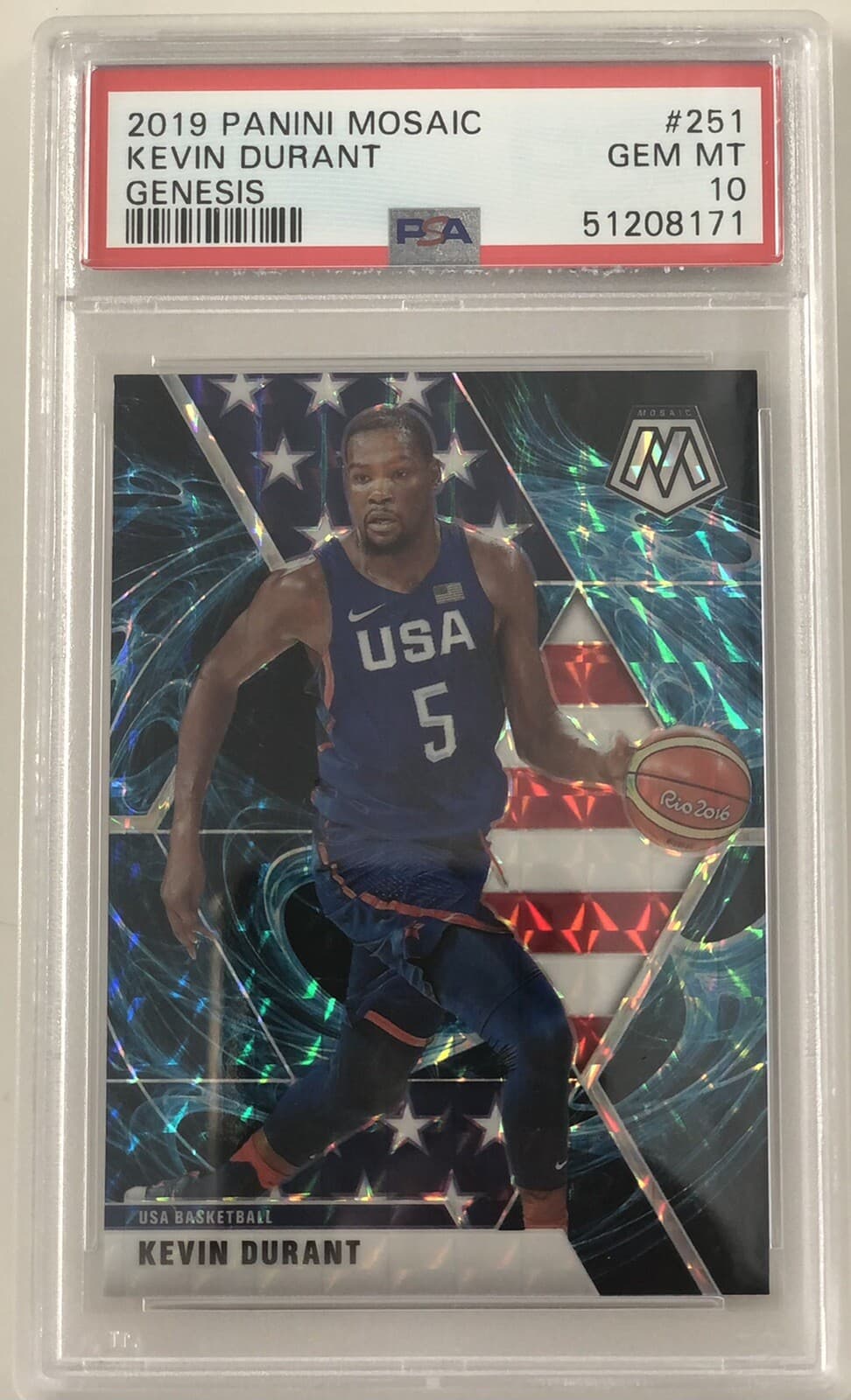 Basketball Kevin Durant 2019 Panini Mosaic 2019 Panini Mosaic