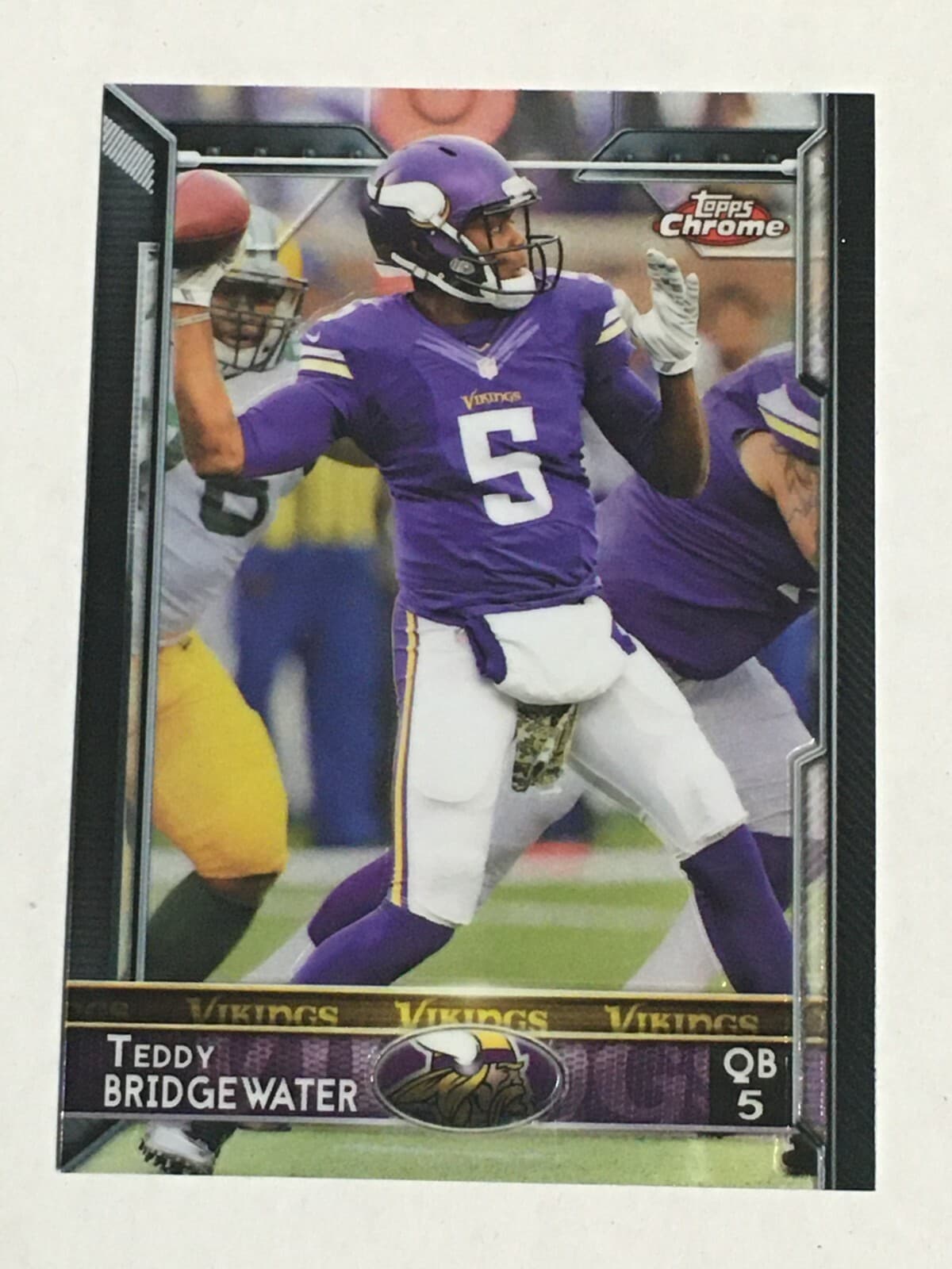 Teddy Bridgewater Minnesota 2015 Topps Chrome 2015 Topps Chrome