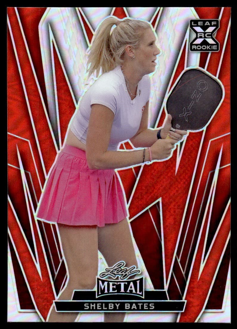Metal Pickleball Red 2024 Leaf 2024 Leaf