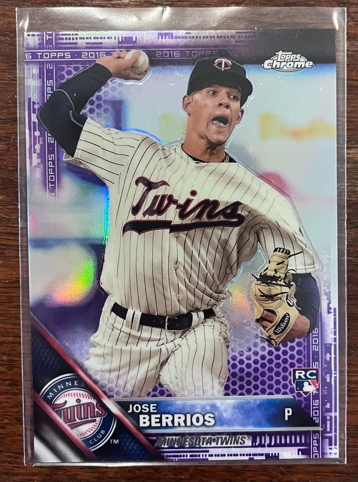 José Berríos Purple /275 ( ) 2016 Topps Chrome 2016 Topps Chrome purple-refractor