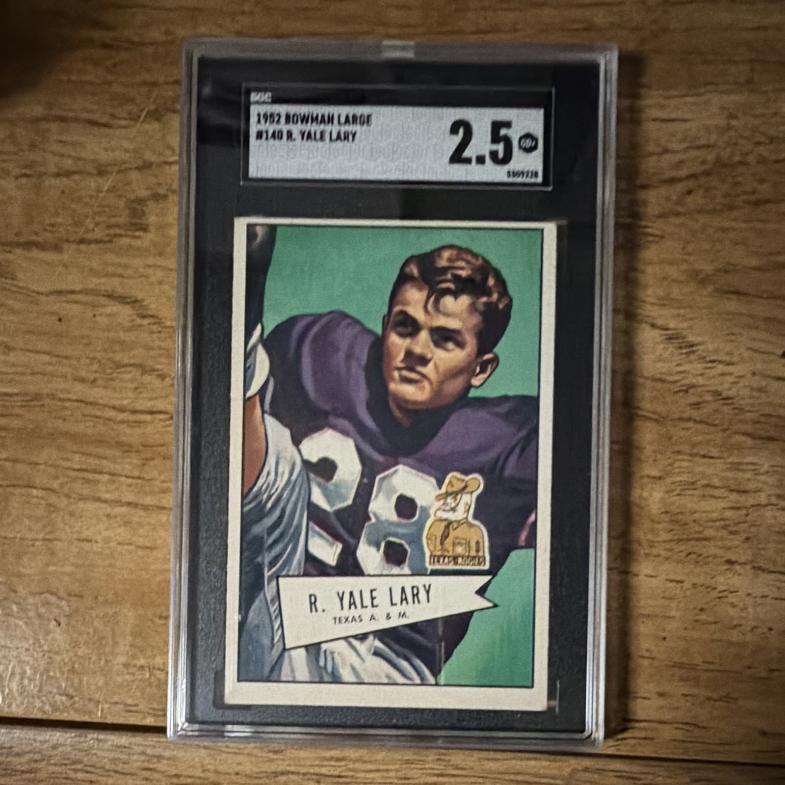 Large Football Yale 1952 Bowman