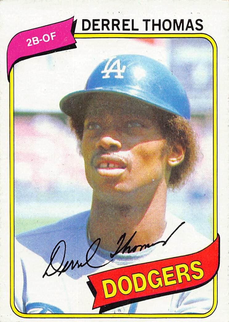Derrel Thomas 1980 Topps 1980 Topps