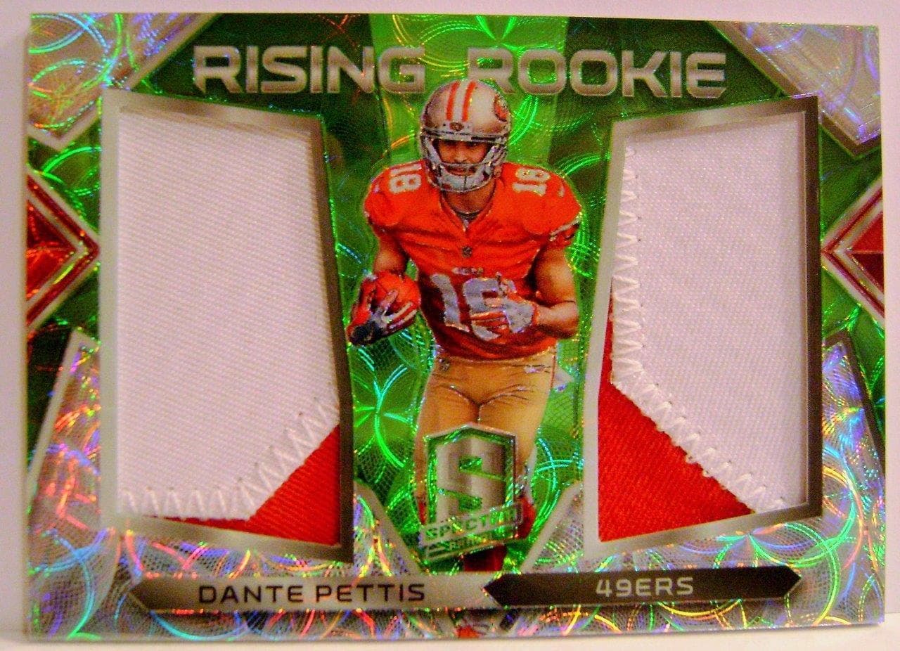 DANTE PETTIS 49ERS /50 RISING 2018 Panini