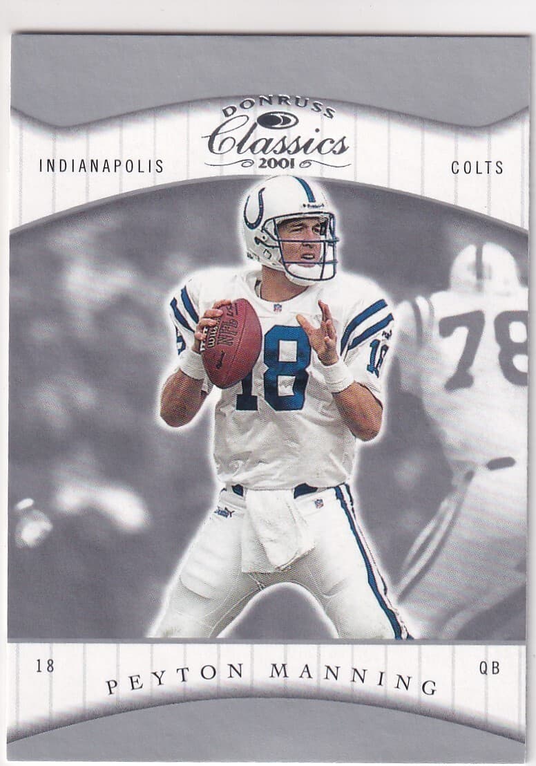 CLASSICS FOOTBALL PEYTON MANNI 2001 Donruss 2001 Donruss