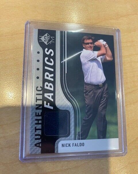 Golf Authentic Fabrics 2012 Upper Deck SP