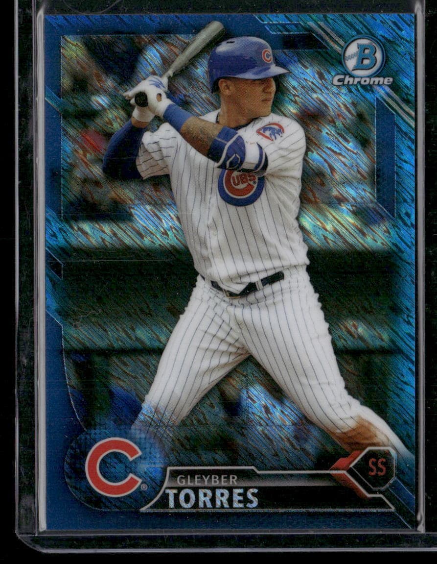 Gleyber Torres 2016 Bowman Chrome 2016 Bowman Chrome blue-shimmer