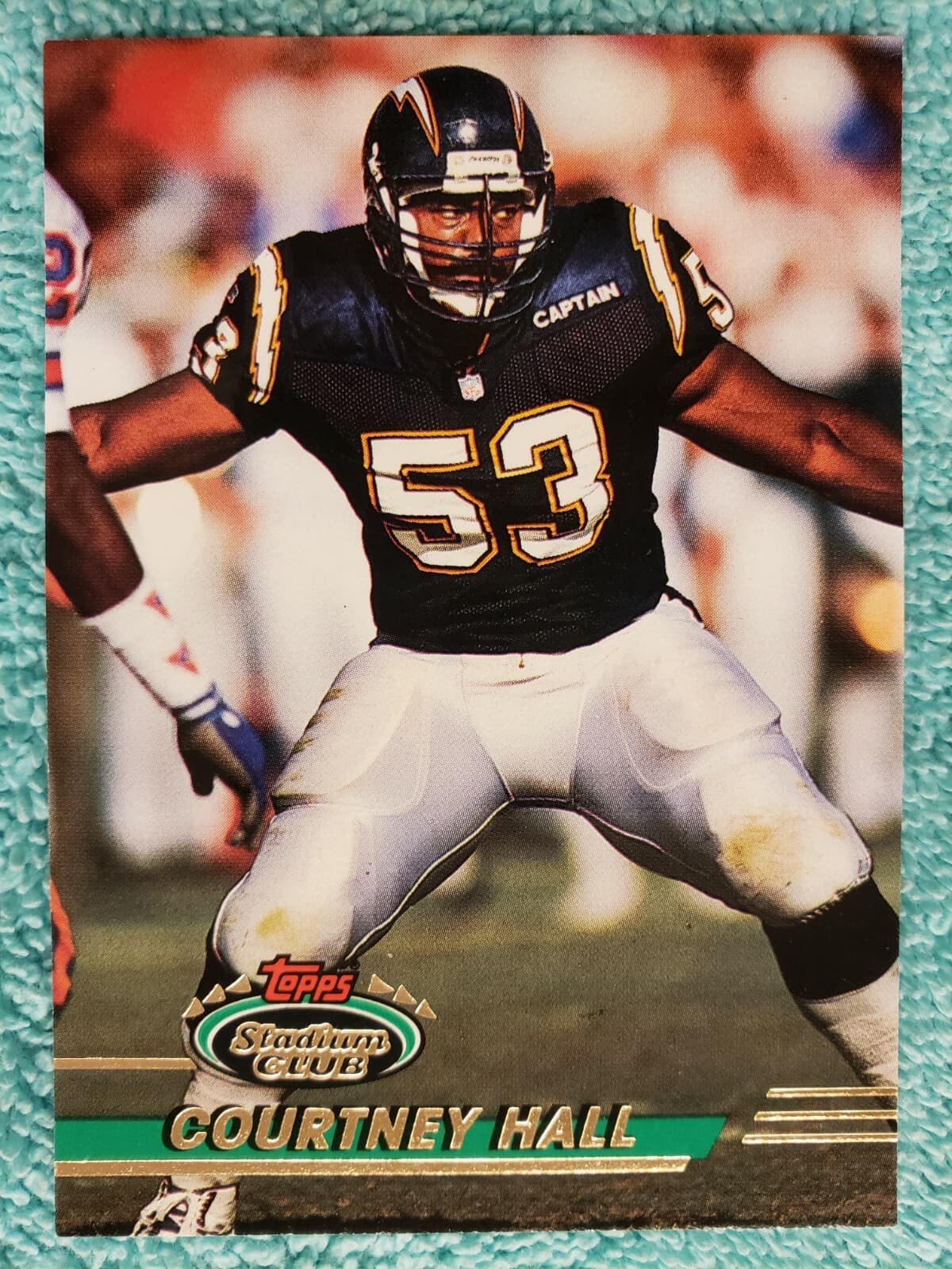 COURTNEY HALL SAN DIEGO CHARGE 1993 Topps Stadium Club