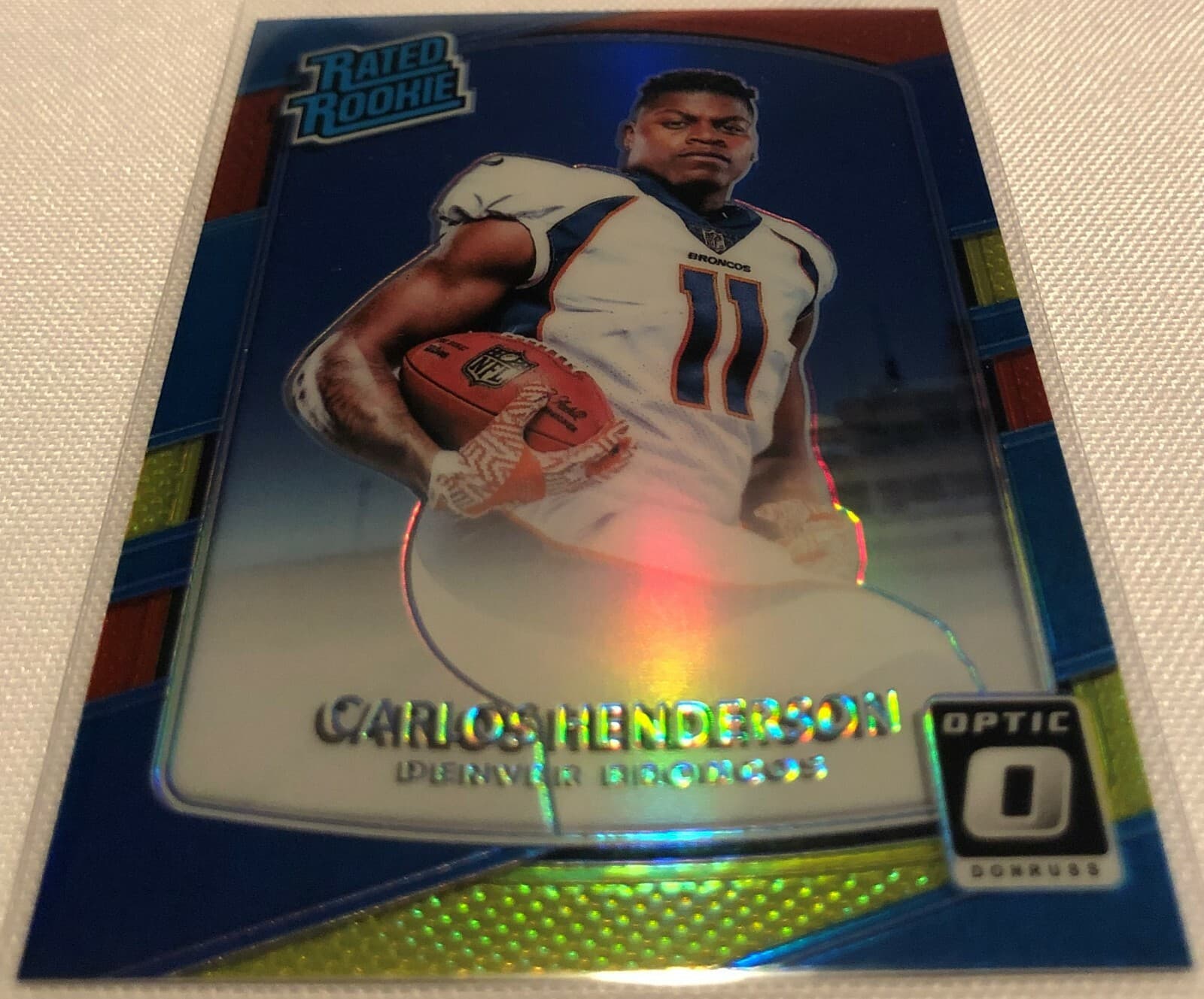 Football Carlos Henderson 2017 Donruss Optic 2017 Donruss Optic