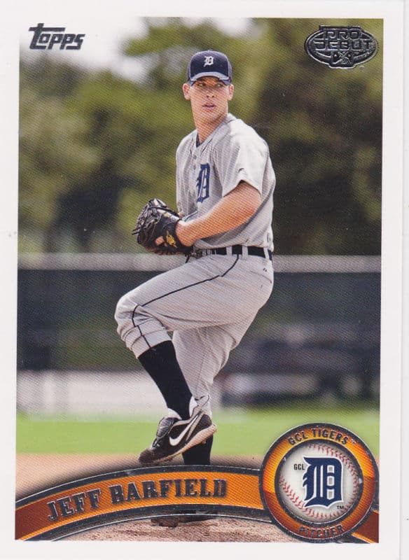 Jeff Barfield Detroit 2011 Topps 2011 Topps