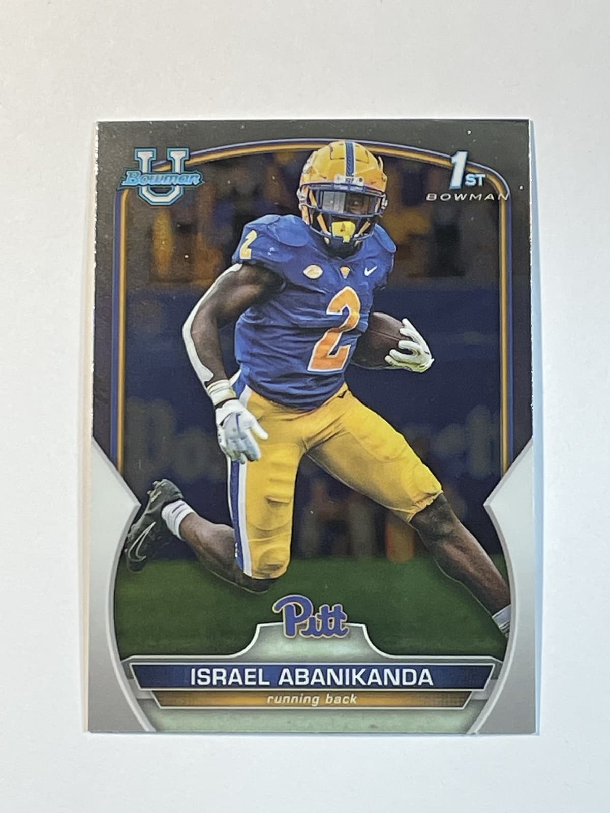University Israel Abanikanda 2022 Bowman Chrome 2022 Bowman Chrome