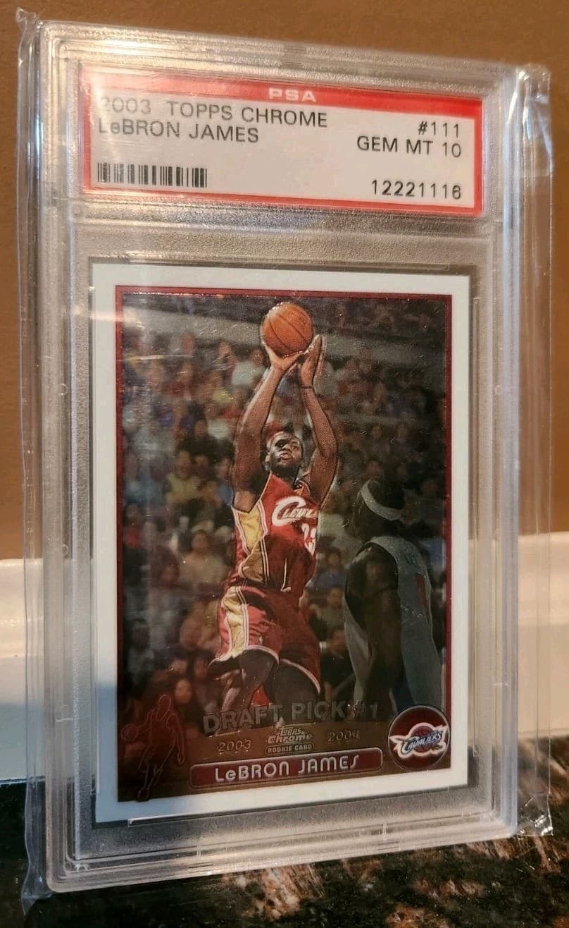 Lebron James Basketball 2003 Topps Chrome
