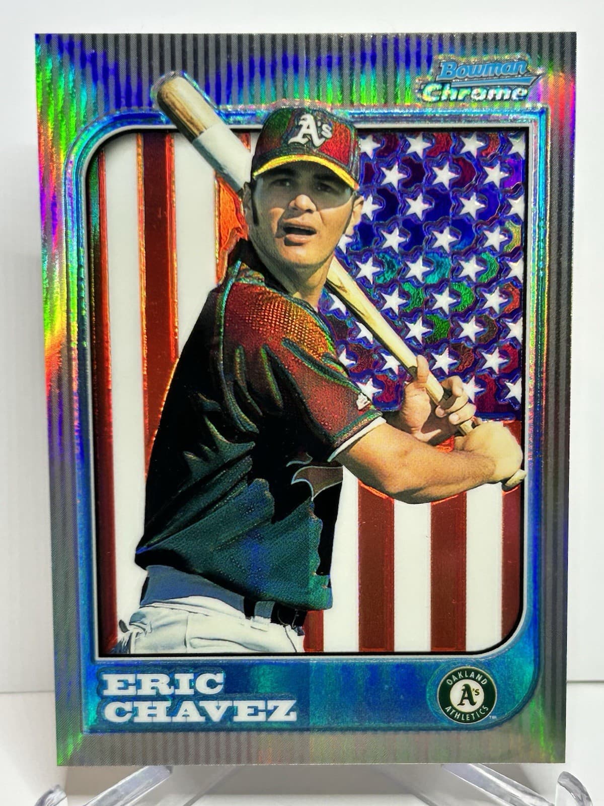 Eric Chavez 1997 Bowman Chrome 1997 Bowman Chrome refractor
