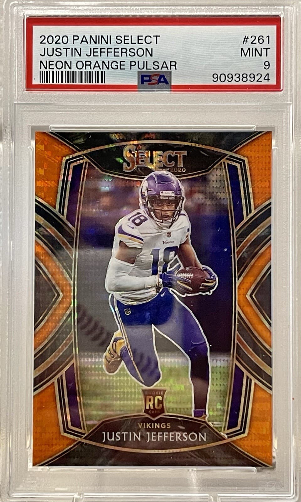 Justin Jefferson 2020 panini Select Club Level
