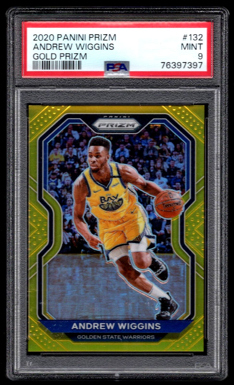 ANDREW WIGGINS GOLD BASKETBALL 2020 Panini Prizm