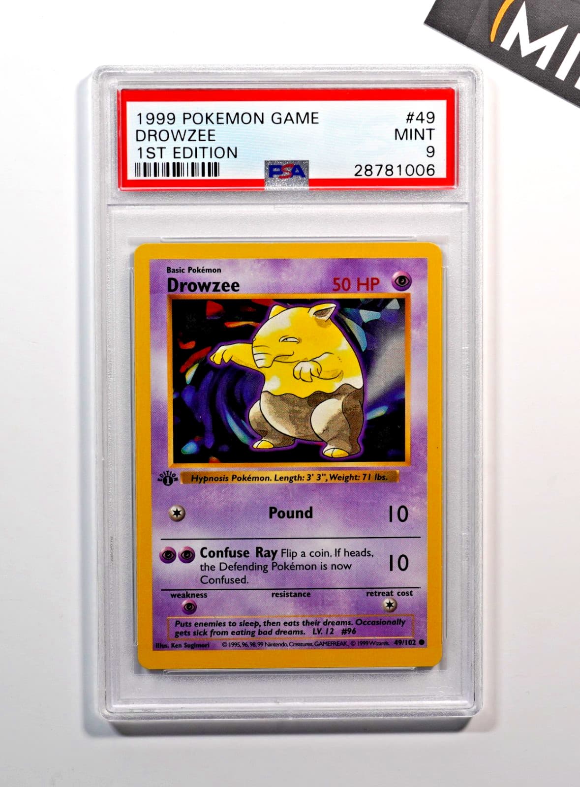 Pokemon Drowzee 1999 Unknown