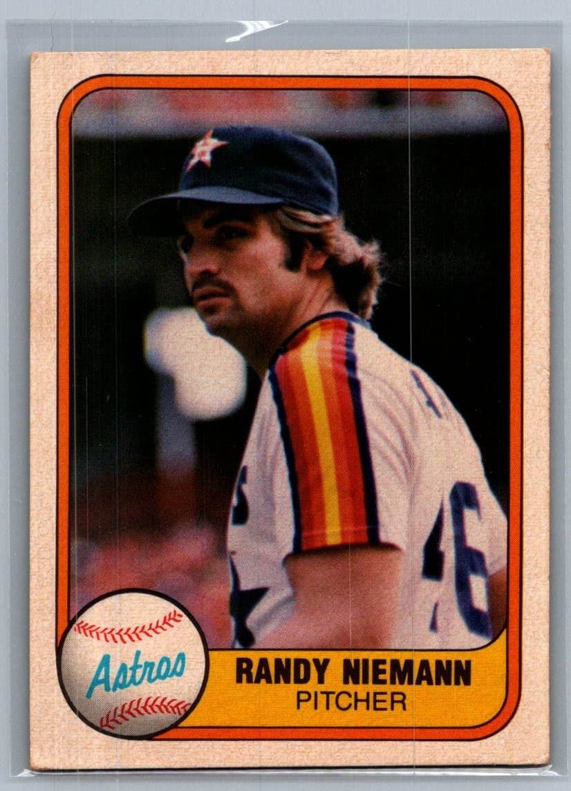 Randy Niemann 1981 Fleer 1981 Fleer