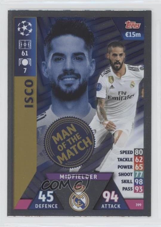 Champions Match Attax 2018 Topps 2018 Topps holo example 1
