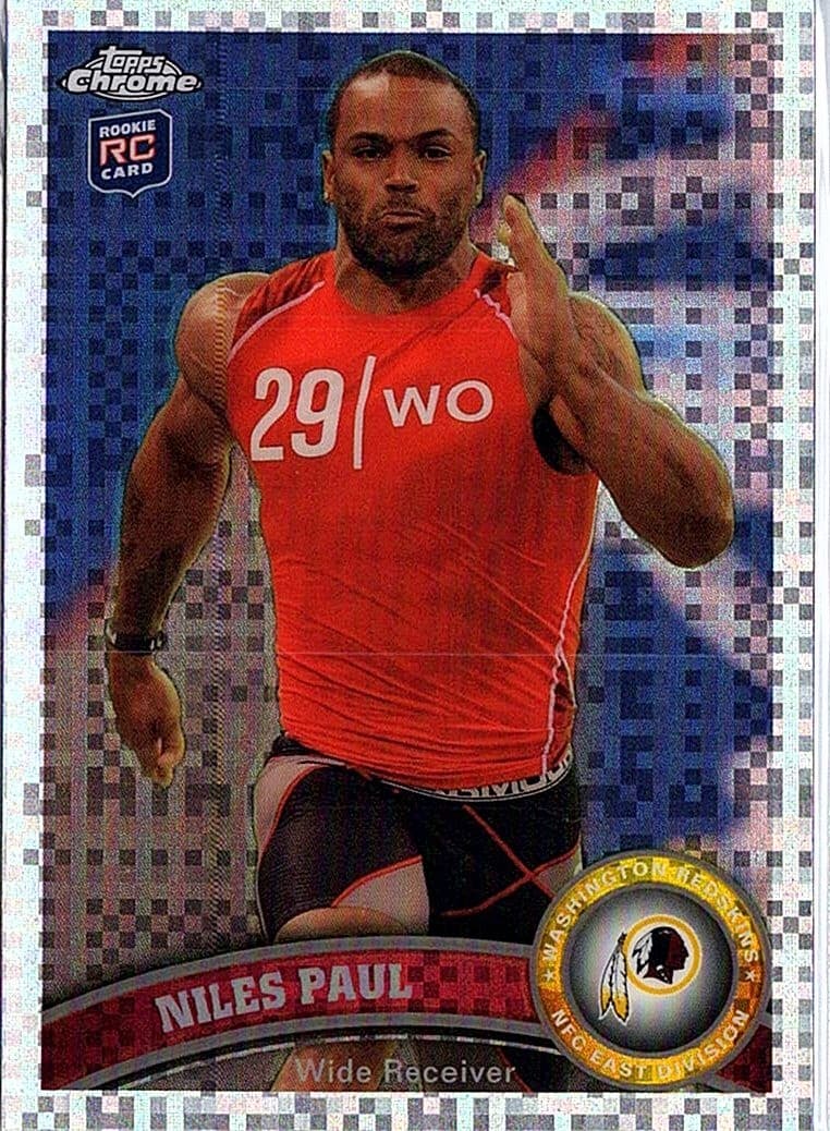 Niles Paul Xfractors 2011 Topps Chrome