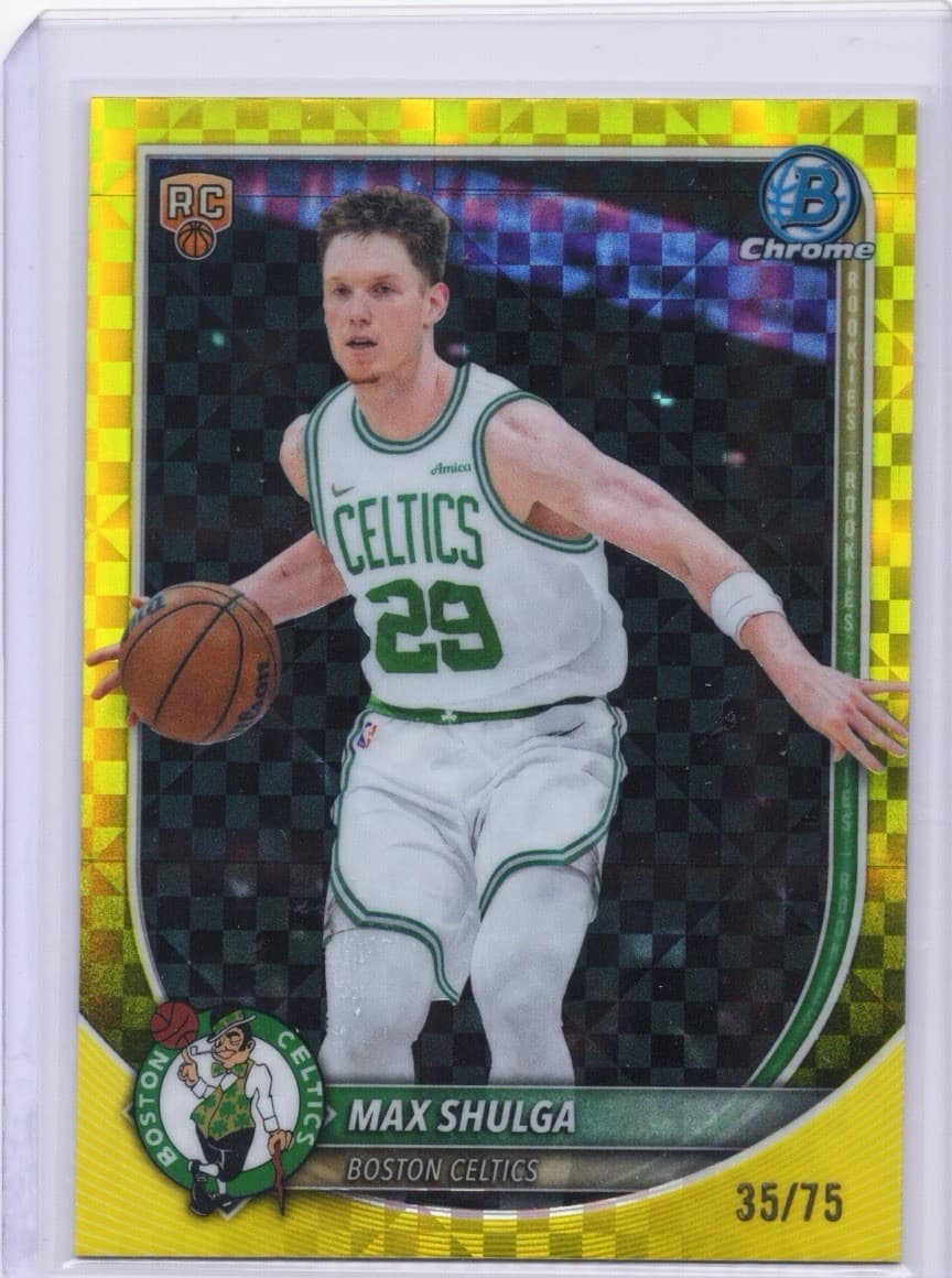 Basketball Max Shulga 2025 Bowman Chrome 2025 Bowman Chrome
