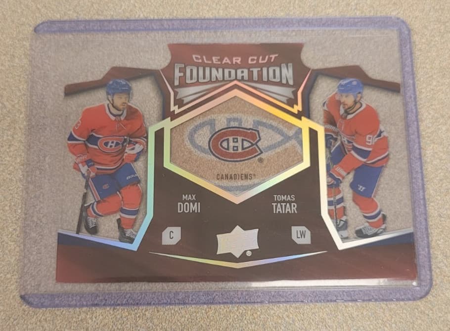 MAX DOMI & TOMAS TATAR -20 HOC 2019 Upper Deck 2019 Upper Deck